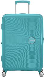 Samsonite Soundbox 4-kerekes keményfedeles bővíthető bőrönd 67 x 46.5 x 29/32 cm, türkiz (88473-A066)