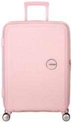Samsonite Soundbox 4-kerekes keményfedeles bővíthető bőrönd 67 x 46.5 x 29/32 cm, pasztell rózsaszín (88473-8959)
