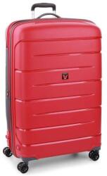 Roncato FLIGHT DLX 4-kerekes keményfedeles bővíthető bőrönd 79x50x29/32cm, piros (R-3461 / P)