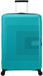 Samsonite AeroStep Spinner 4-kerekes keményfedeles bővíthető bőrönd 77 x 50 x 29/32 cm, türkiz (146821-A066)