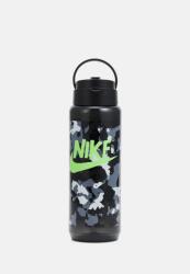 Nike TR RENEW RECHARGE STRAW 24oz, 710 ml kulacs, fekete, terep mintás (N.100.7643.070)