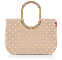 Reisenthel Loopshopper L FRAME, metallic dots coffee (OR6051)