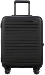 Samsonite Restackd spinner 4-kerekes keményfedeles bővíthető kabin bőrönd 55 x 40 x 20/23 cm, fekete (150702-1041)