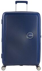 Samsonite Soundbox 4-kerekes keményfedeles bővíthető bőrönd 67 x 46.5 x 29/32 cm, sötétkék (88473-1552)