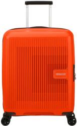 Samsonite AeroStep Spinner 4-kerekes keményfedeles bővíthető kabin bőrönd 55x40x20/23 cm, narancs (146819-2525)