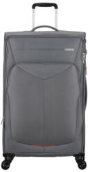 Samsonite Summerfunk 4-kerekes bővíthető bőrönd 79x47x31/33cm, szürke (124891-T491)