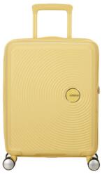 Samsonite Soundbox 4-kerekes keményfedeles bővíthető kabin bőrönd 55x40x20/23 cm, pasztell sárga (88472-1661)