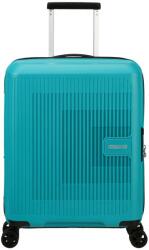 Samsonite AeroStep Spinner 4-kerekes keményfedeles bővíthető kabin bőrönd 55x40x20/23 cm, türkiz (146819-A066)