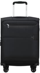 Samsonite Urbify spinner 4-kerekes bővíthető kabin bőrönd 55 x 40 x 23/26 cm, fekete (150715-1041)
