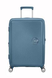 Samsonite Soundbox 4-kerekes keményfedeles bővíthető bőrönd 67 x 46.5 x 29/32 cm, szürkés kék (88473-E612)