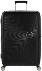 Samsonite Soundbox 4-kerekes keményfedeles bővíthető bőrönd 67 x 46.5 x 29/32 cm, fekete (88473-1027)