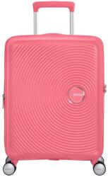 Samsonite Soundbox 4-kerekes keményfedeles bővíthető kabin bőrönd 55x40x20/23 cm, rózsaszín (88472-A039)