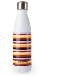 Regatta Insul Bottle, rozsdamentes acél duplafalú fém kulacs, 500 ml, csíkos (RCE301-V2S)