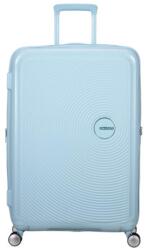 Samsonite Soundbox 4-kerekes keményfedeles bővíthető bőrönd 77 x 51.5 x 29.5/32.5 cm, pasztell kék (88474-8365)