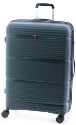 Gladiator BIONIC 4-kerekes keményfedeles bővíthető bőrönd 76x53x29/31cm, sötétzöld (M-0812 / 76 / S.ZÖLD)