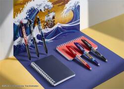 Pilot Rollertoll készlet, 0, 35 mm, nyomógombos, PILOT Frixion Ball/Frixion Ball Plus, 3különböző szín+One Piece matrica