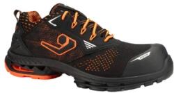 Base Protection Berlin munkavédelmi cipő S1PS | Fekete-narancs | 46 / 11 (B1704ABKO46)