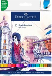 Faber-Castell Goldfaber oldható marker, 2 végű, 12 db/szett (FC164612)