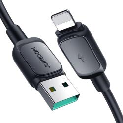 JOYROOM USB - Lightning adatkábel, 2.4A, 480Mb/s, 1.2m fekete (S-AL012A14) (S-AL012A141.2M-BLK)