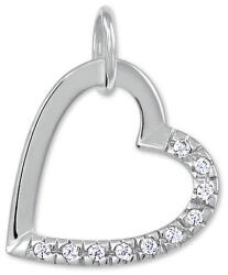 Soliter Brilio Fehér arany szív medál kristályokkal 249 001 00494 07