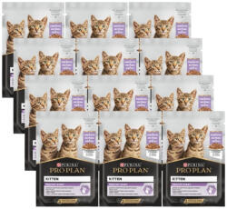 PRO PLAN PRO PLAN Nutrisavour Hrană pentru pisoi bucăți fragede cu curcan în sos 12x85g