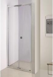 GLADYS Usa de dus pliabila din sticla securizata si aluminiu, 90 x 185 cm, GLADYS