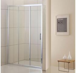 GLADYS Usa de dus culisanta din sticla securizata si aluminiu, 80 x 185 cm, GLADYS