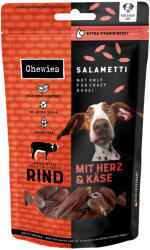 Chewies 2x200g Chewies Salametti Marha, szív & sajt kutyasnack