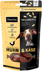 Chewies 2x200g Chewies Salametti Csirke és sajt kutyasnack