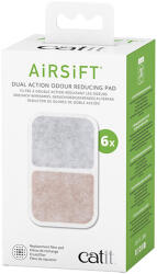  Catit 6 db Catit Airsift Dual Action szagcsökkentő párna macska wc-be