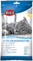 TRIXIE 10 db Trixie Simple'n'Clean zacskó macska WC-be, L: 46 x 59 cm-ig