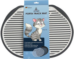No Brand Soft Touch Track Mat macskaalom alátét, szürke, 1 db