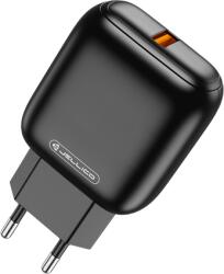 Jellico C32 hálózati töltő adapter 18W USB QC3.0 fekete