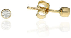 Gold earrings for ladies AU84967 - 14 karátos arany pont beszúrós fülbevaló Méret: Ø 4 mm (AU84967)