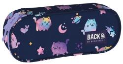 DERFORM BackUp ovális tolltartó - Blue cat (PB7A25)