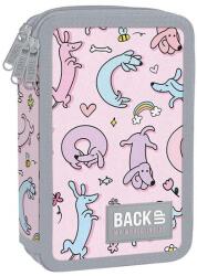 DERFORM BackUp felszerelt 3 emeletes tolltartó - Pink dog (PB7EW06)