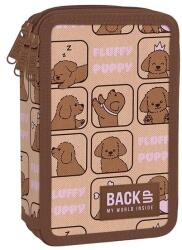 DERFORM BackUp felszerelt 3 emeletes tolltartó - Fluffy Puppy (PB7EW17)