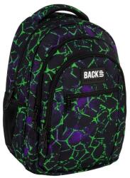 DERFORM BackUp iskolatáska, hátizsák - 3 rekeszes - Black, green (PLB7O52) (PLB7O52)