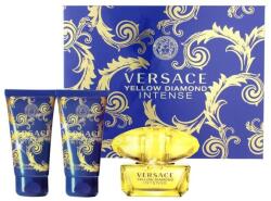 Versace - Set Cadou Versace Yellow Diamond Intense , Femei, Apa de Parfum 50 ml + Gel de dus, 50 ml + Lotiune de corp, 50 ml Femei