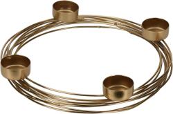 H&L Ring gyertyatartó teamécseshez, 26 cm arany (A789-00-00)