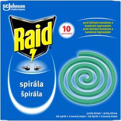 Raid rovarölő spirál szúnyogok ellen, 10 darab