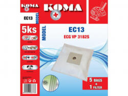 Koma EC 13 Microfilteres porszívó porzsák 5db/cs. + 1 db. filter (EC-13)