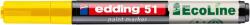 edding Lakkmarker, 1-2 mm, EDDING "51", sárga (TED51S) - iroda24