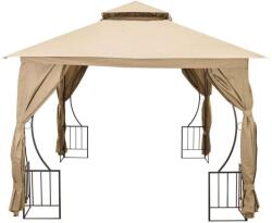 Lux ModernHOME 3x3m Lux Pavilon - bézs (1701M 3X3 M+S BEIGE)