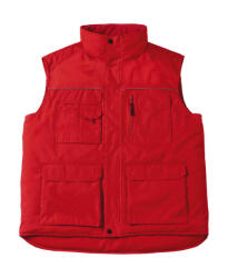 B and C Férfi ujjatlan mellény munkaruha B and C Expert Pro Workwear Bodywarmer 2XL, Piros