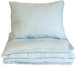 DADKA VRACOV muszlin babaágynemű szett, 100×135 + 45×60 cm, kék