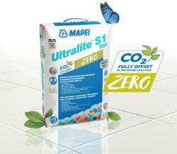 Mapei Ultralite S1 Flex Zero - Könnyűsúlyú, alakváltozásra képes cementkötésű ragasztó fehér 15 kg (1292115)