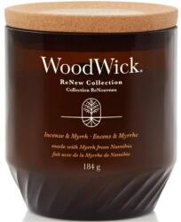 WoodWick ReNew Incense & Myrrh lumânare parfumată 184 g