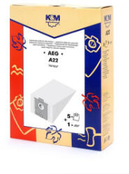K&M A22 AEG GR22. . . GR26 stb. Kompatibilis papír porzsák (5db/csomag) (A-22)