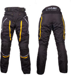  Férfi nyári motoros nadrág W-TEC Toranio 5XL fekete-sárga (26169-5XL)